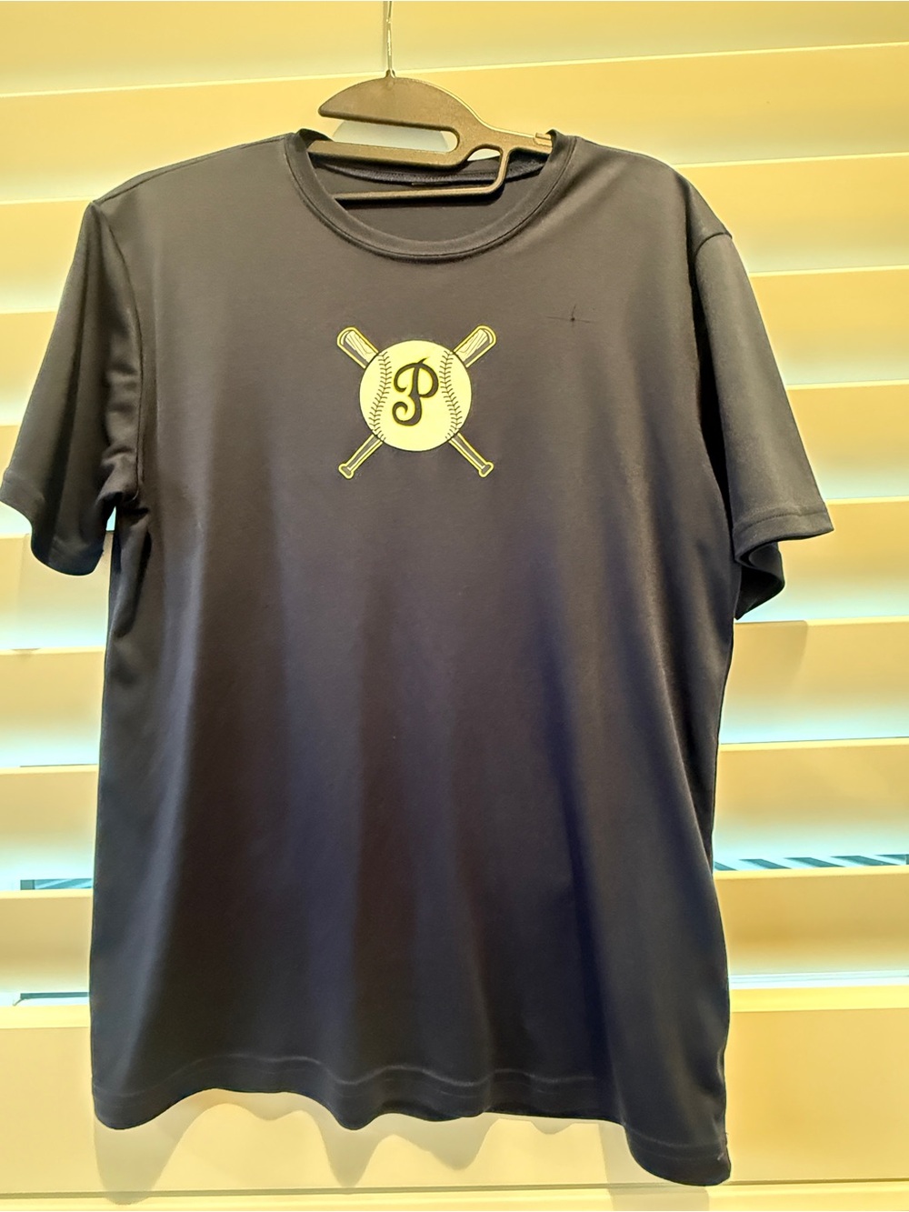 Punahou YL Drifit Navy Short-Sleeve Kids' Baseball Graphic Tee